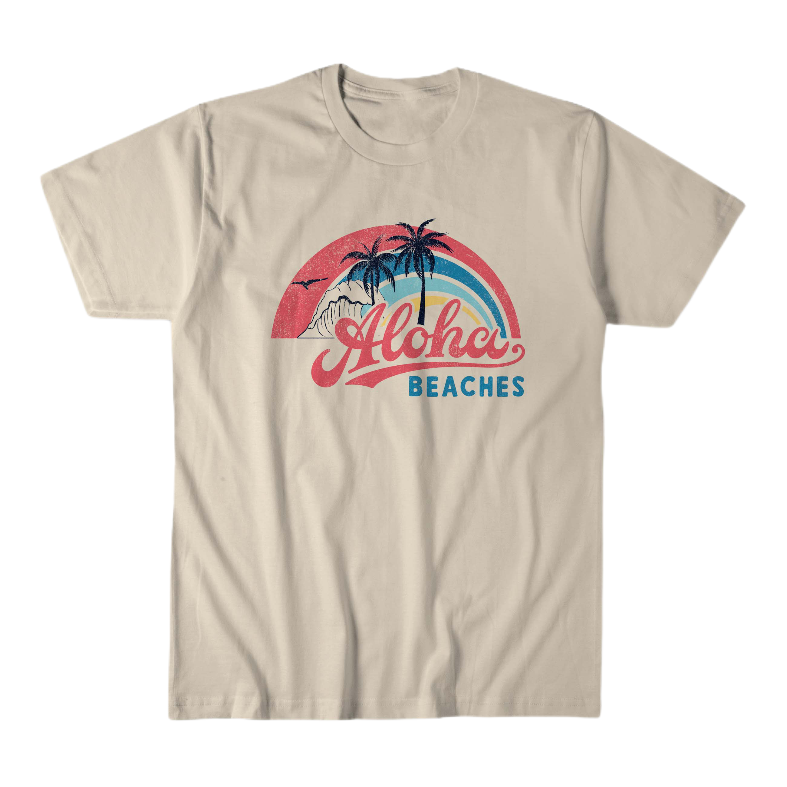 aloha beaches funny t-shirt