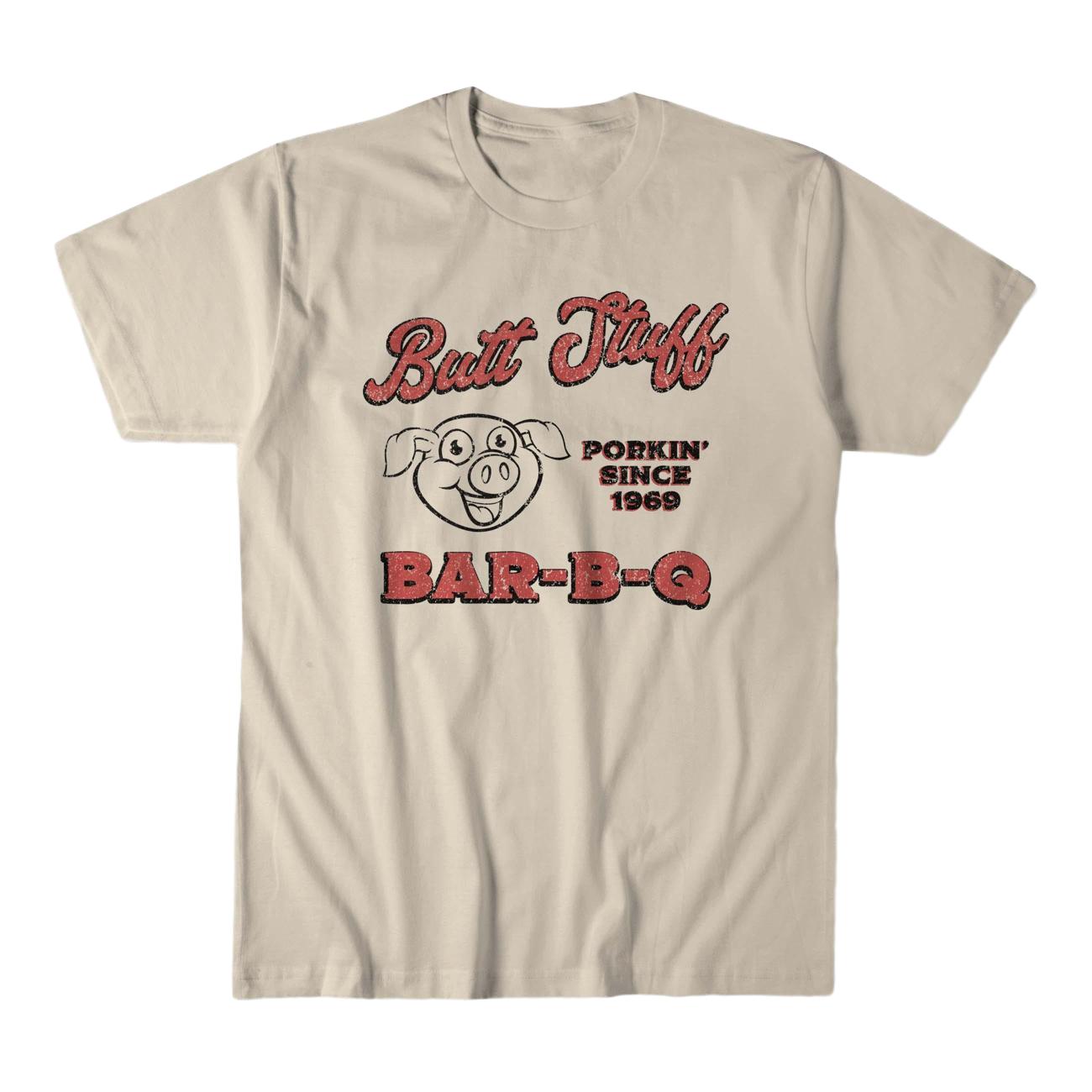 butt stuff bar-b-q t-shirt